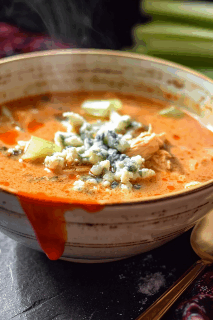 Crock Pot Buffalo Chicken Wing Soup