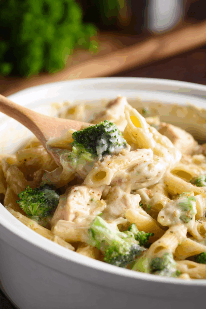 Crock Pot Chicken And Broccoli Alfredo