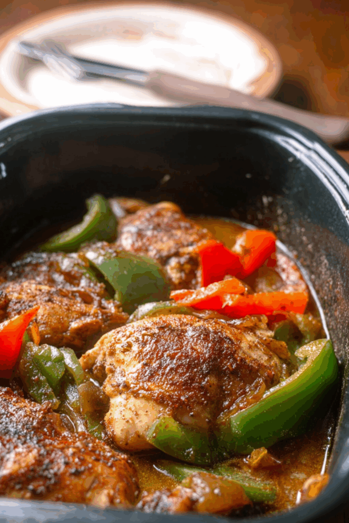 Crock Pot Chicken And Peppers