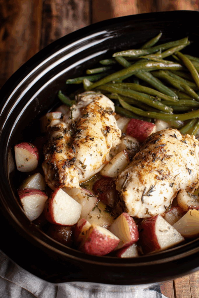 Crock Pot Chicken And Potatoes With Green Beans