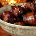 Crock Pot Bacon-Wrapped Venison
