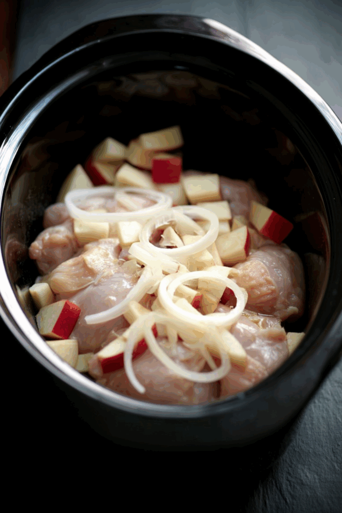Crock Pot Apple Cider Chicken