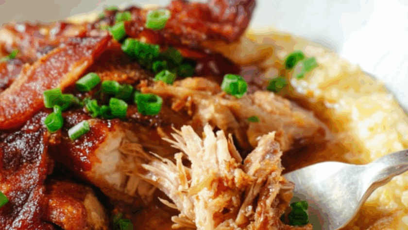 Crock Pot Apple Butter Pork Loin