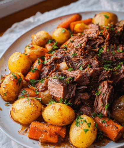 Crock Pot Bone-In Venison Roast