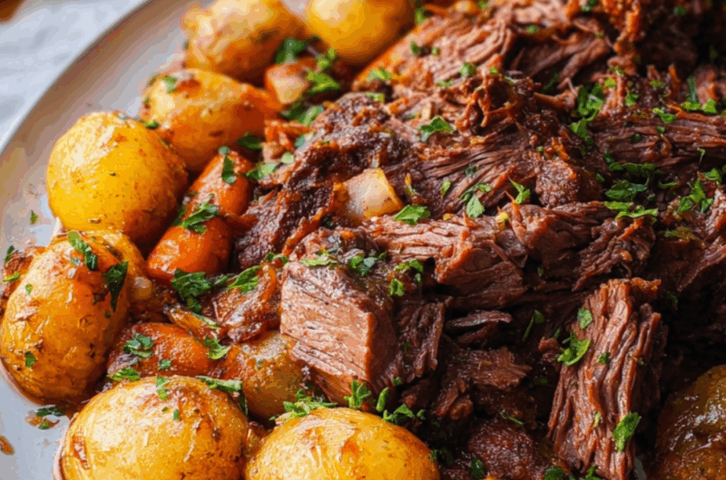 Crock Pot Bone-In Venison Roast