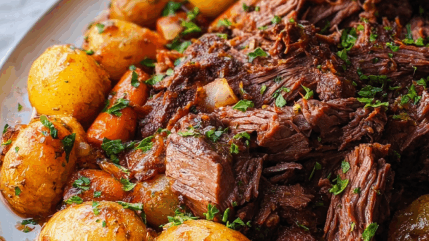 Crock Pot Bone-In Venison Roast
