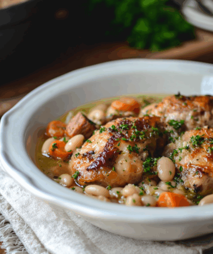 Crock Pot Chicken Cassoulet