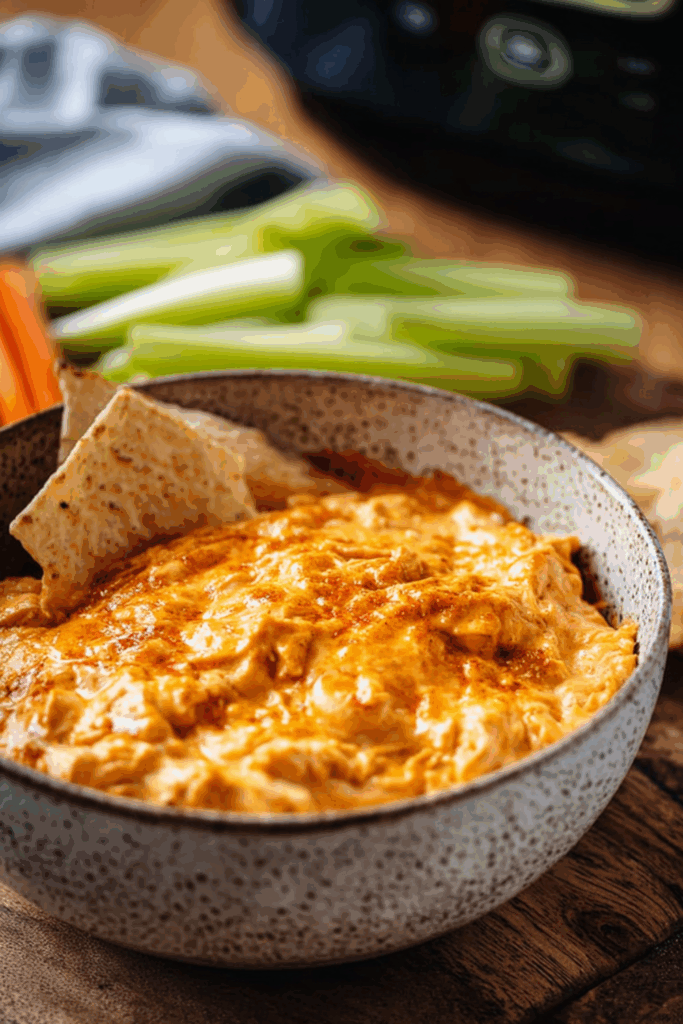 Crock Pot Buffalo Chicken Dip