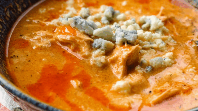 Crock Pot Buffalo Chicken Wing Soup