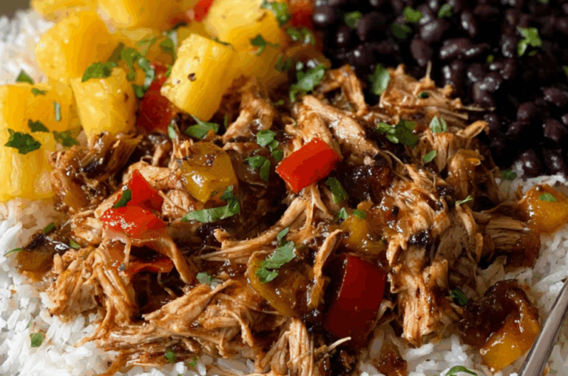 Crock Pot Caribbean Jerk Chicken