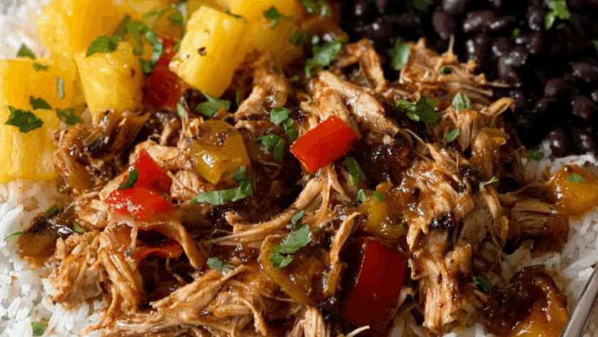 Crock Pot Caribbean Jerk Chicken