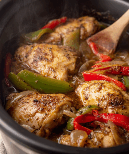 Crock Pot Chicken And Peppers