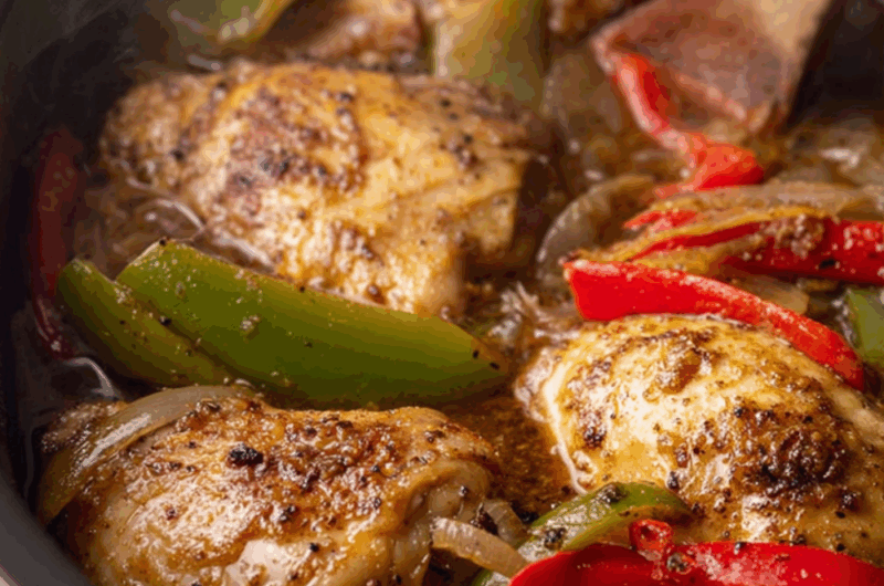 Crock Pot Chicken And Peppers