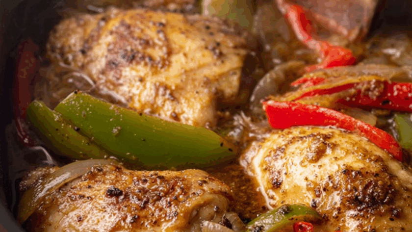 Crock Pot Chicken And Peppers