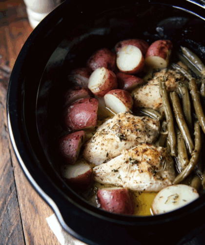 Crock Pot Chicken And Potatoes With Green Beans