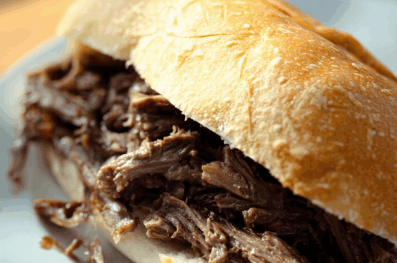Crock Pot 3 Ingredient Italian Beef
