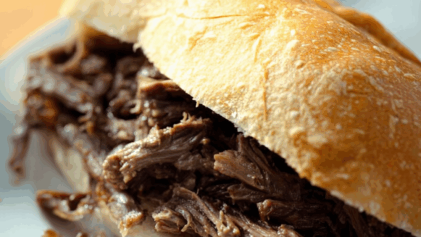 Crock Pot 3 Ingredient Italian Beef