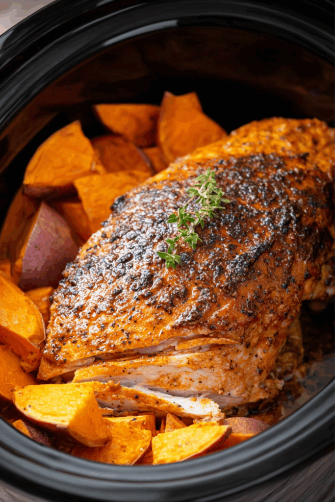 Crock Pot BBQ Turkey Breast