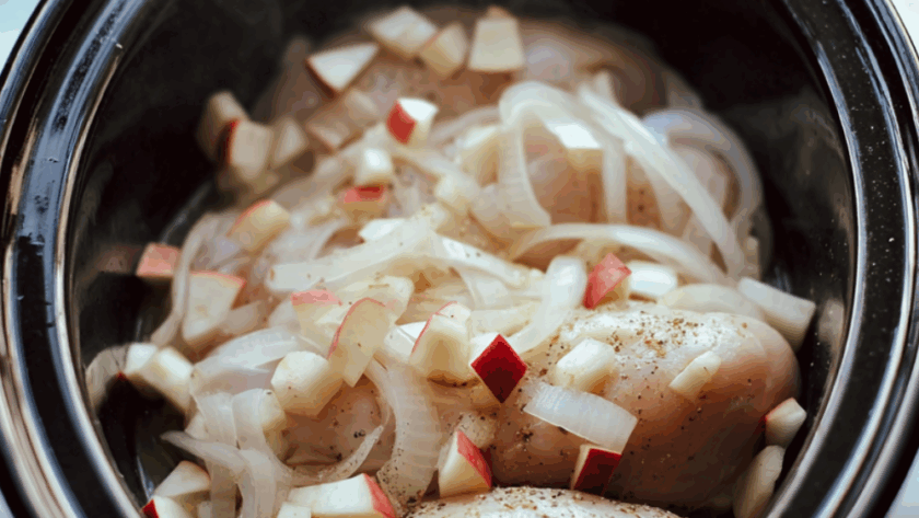 Crock Pot Apple Cider Chicken