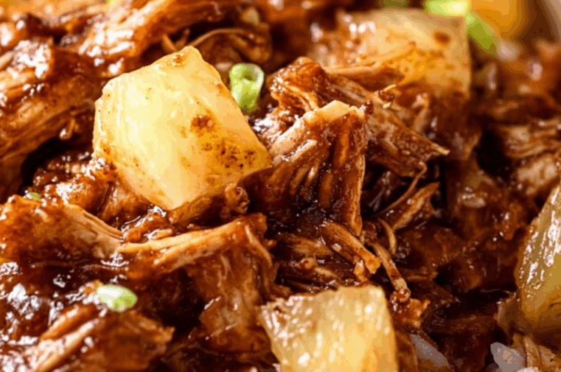 Crock Pot BBQ Hawaiian Chicken