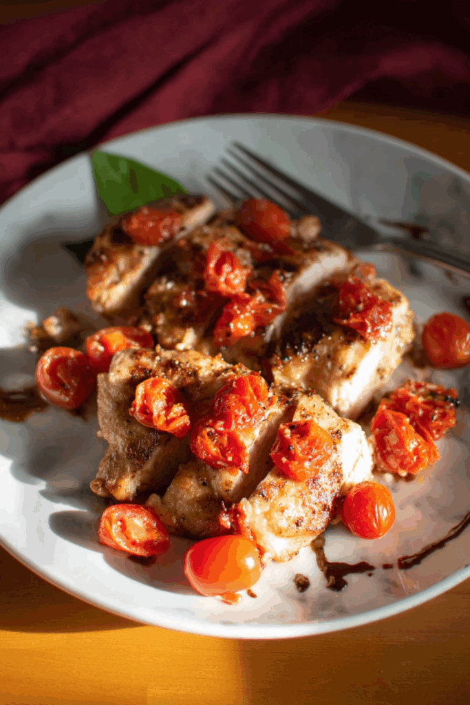 Crock Pot Bruschetta Chicken