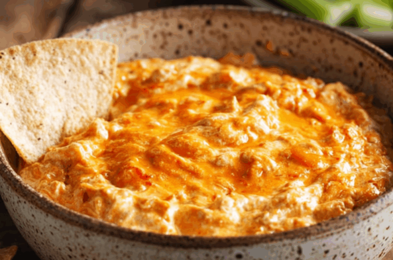 Crock Pot Buffalo Chicken Dip