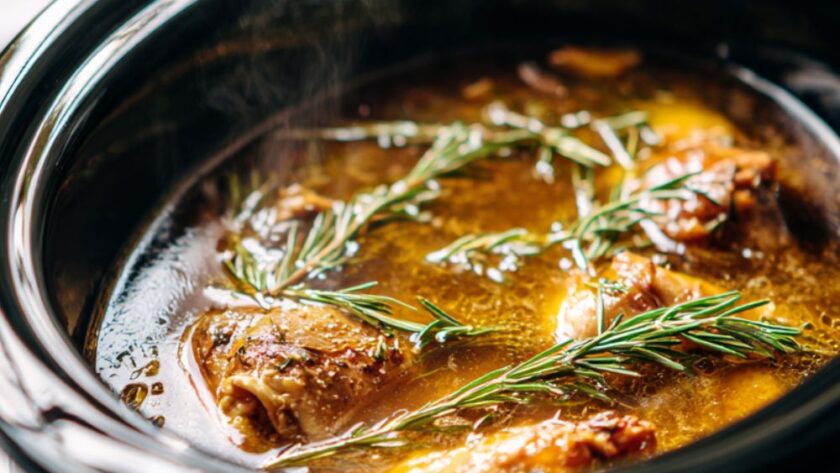 Crock Pot Apple Cider Chicken 1