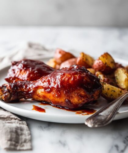 Crock Pot BBQ Chicken And Potatoes 1