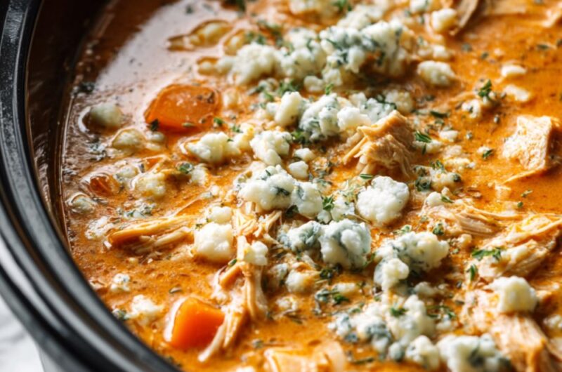 Crock Pot Buffalo Chicken Wing Soup
