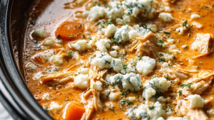 Crock Pot Buffalo Chicken Wing Soup