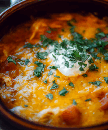 Crock Pot Chicken Enchilada Dip