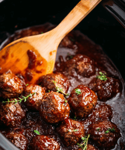 Crock Pot Venison Meatballs