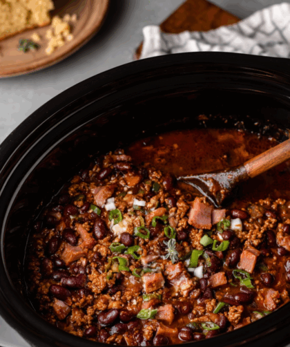 Crock Pot Baked Beans With Ground Beef
