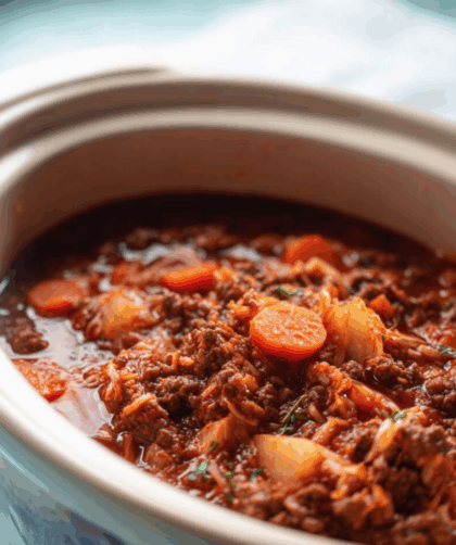 Crock Pot Beef And Cabbage Stew