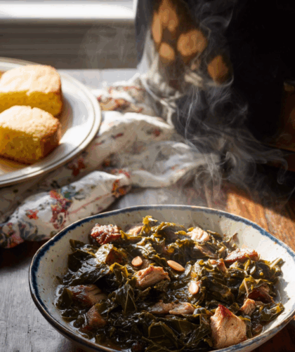 Crock Pot Collard Greens With Smoked Turkey