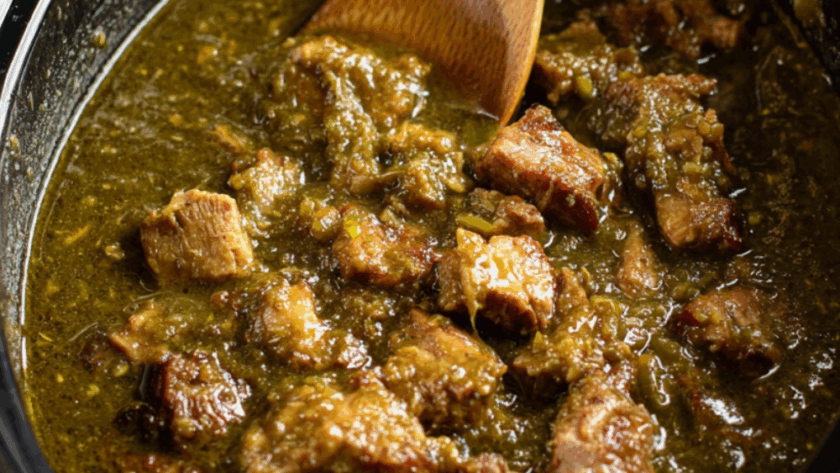 Crock Pot Chile Verde Pork