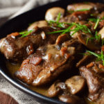 Crock Pot Chicken Liver With Mushrooms