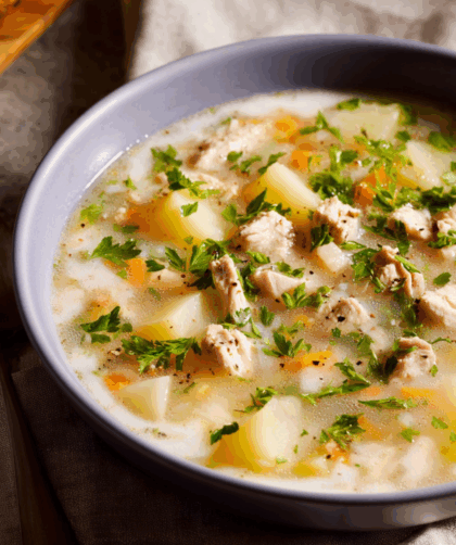 Crock Pot Creamy Turkey Soup