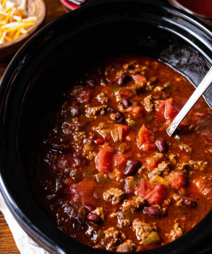 Crock Pot Black Bean Venison Chili