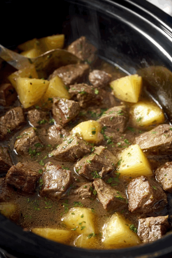 Crock Pot Beef And Potatoes