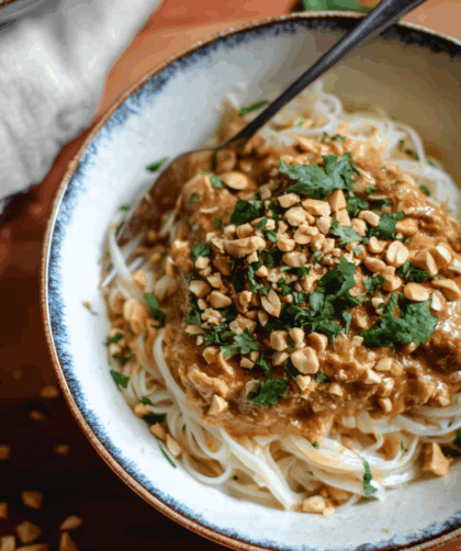 Crock Pot Chicken Pad Thai