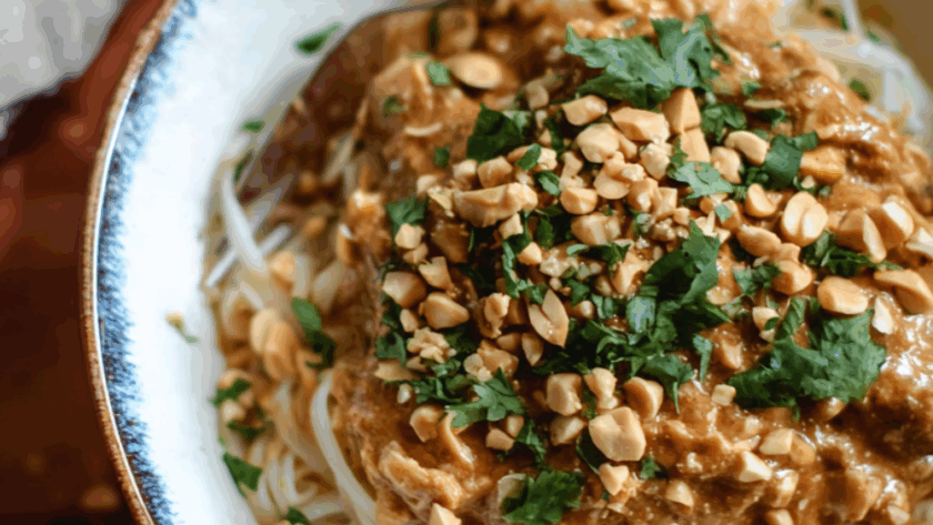 Crock Pot Chicken Pad Thai