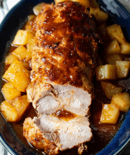 Crock Pot Hawaiian Pork Tenderloin