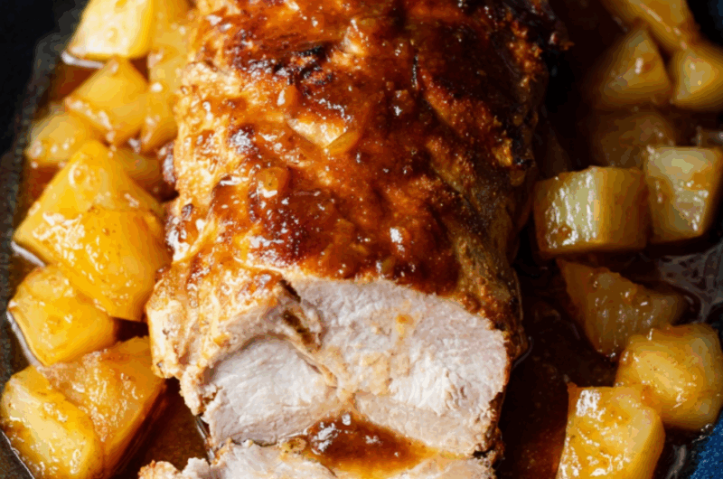 Crock Pot Hawaiian Pork Tenderloin