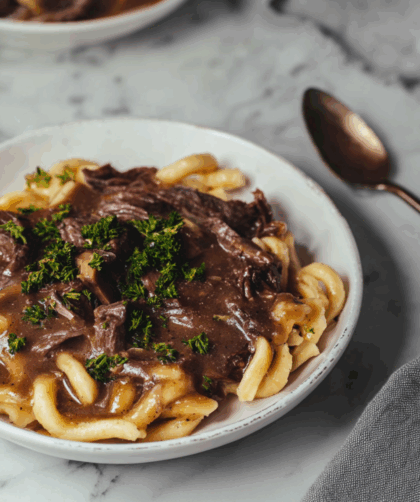 Crock Pot Beef And Noodles With Gravy