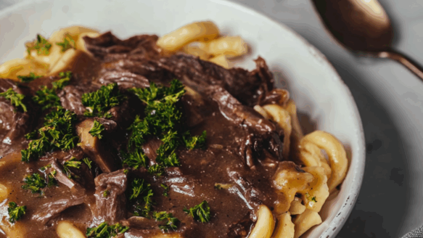 Crock Pot Beef And Noodles With Gravy