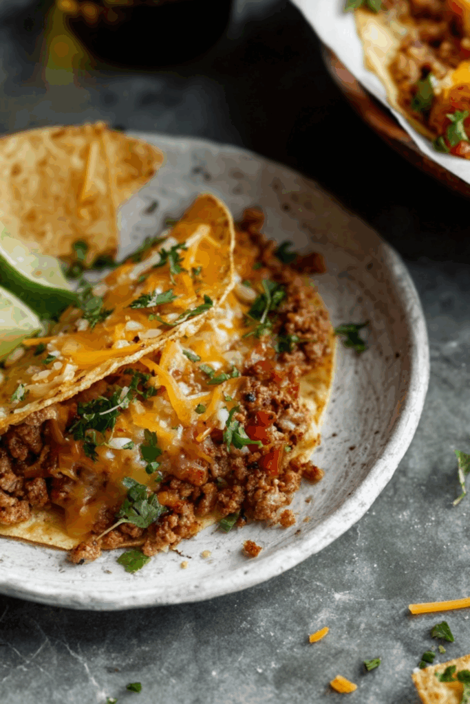 Crock Pot Ground Turkey Tacos