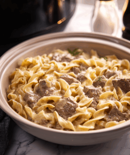 Crock Pot Beef And Noodles With Stew Meat