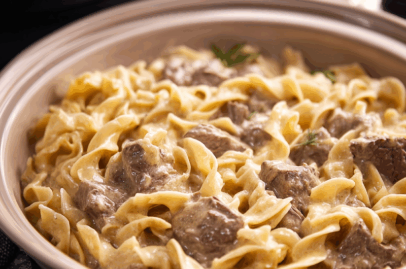 Crock Pot Beef And Noodles With Stew Meat