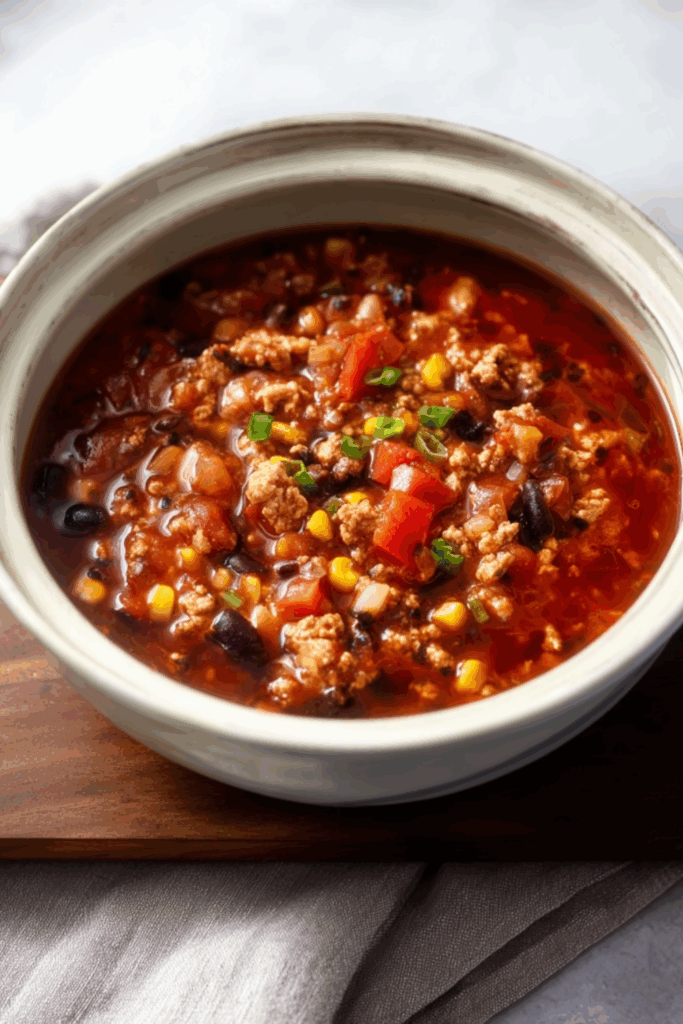 Crock Pot Healthy Turkey Chili